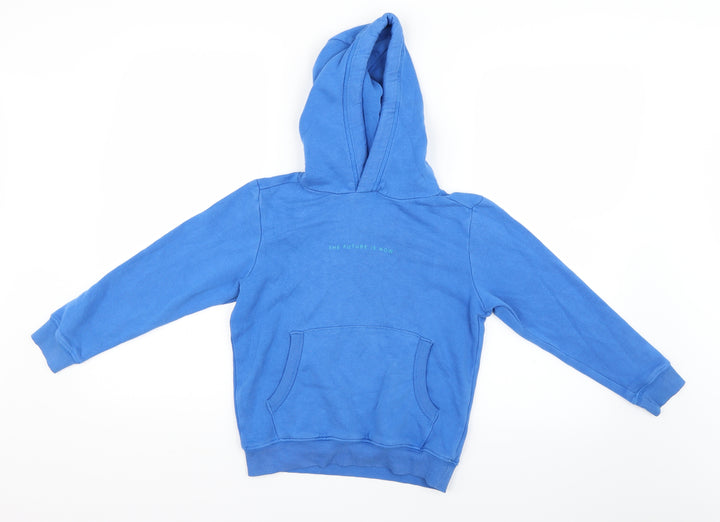 NEXT Boys Blue Pullover Hoodie Size 7 Years