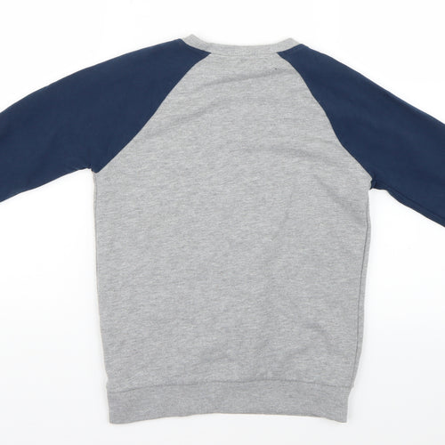 Porto Lucciano Boys Grey   Pullover Jumper Size 9-10 Years