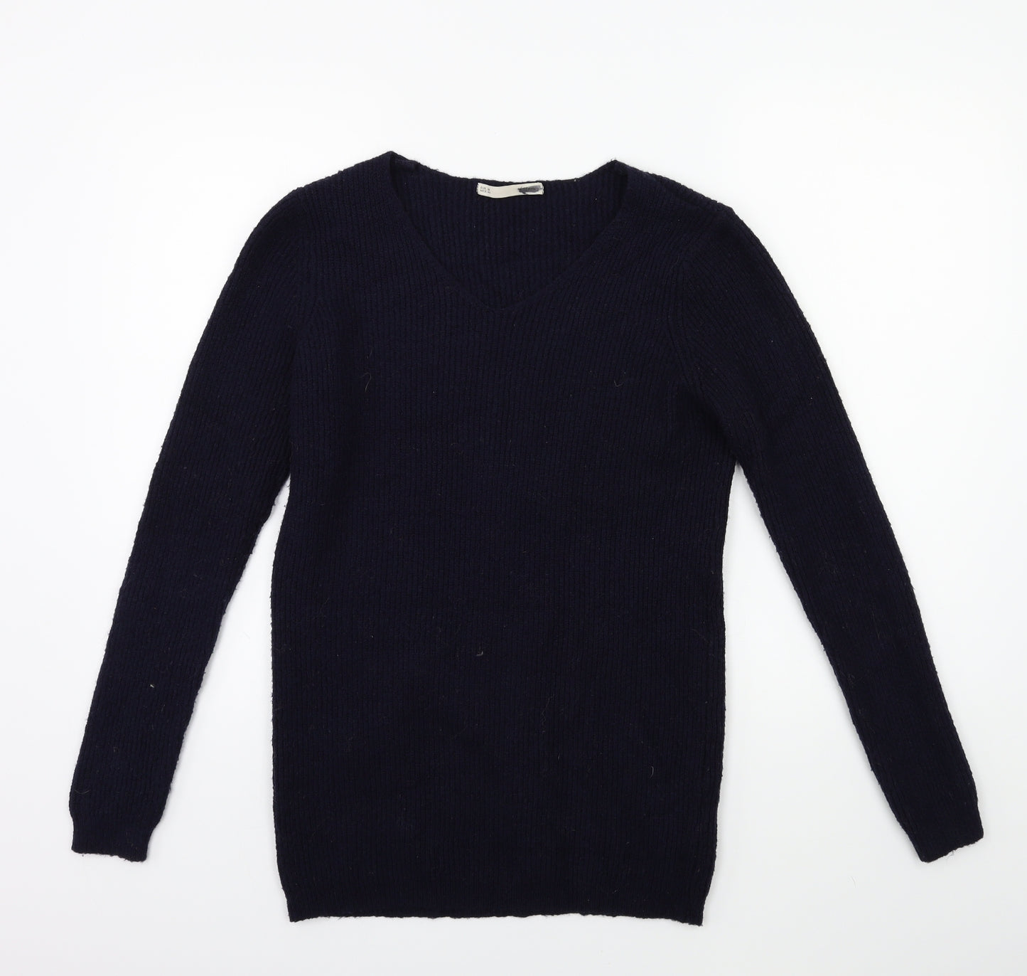 Sfera Womens Blue  Knit Pullover Jumper Size M