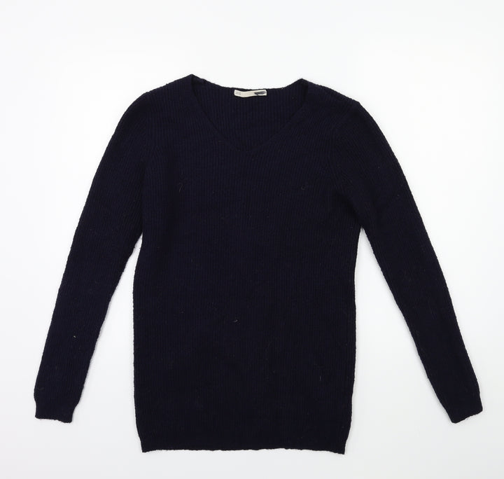 Sfera Womens Blue  Knit Pullover Jumper Size M