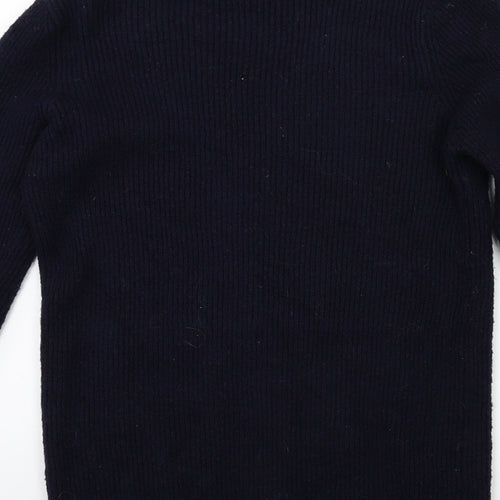 Sfera Womens Blue  Knit Pullover Jumper Size M