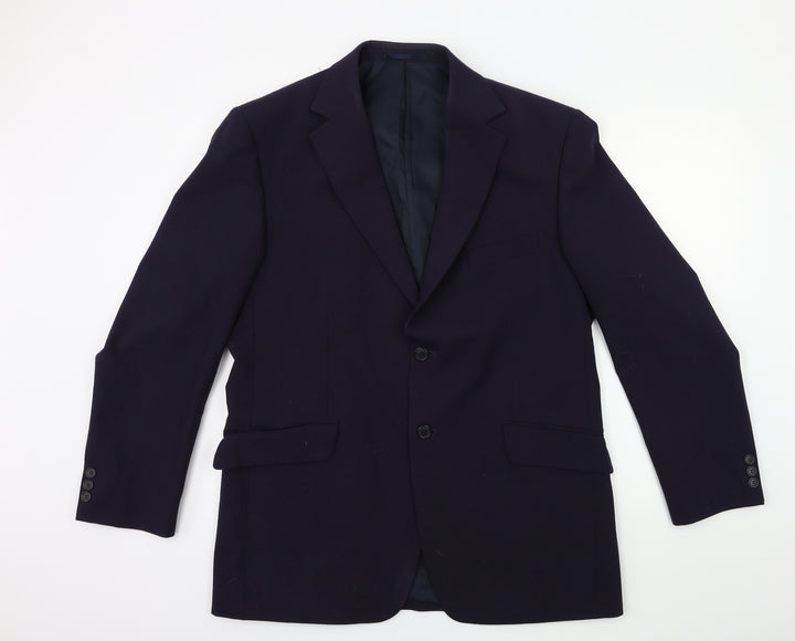 DCC Mens Blue Jacket Suit Jacket Size 42