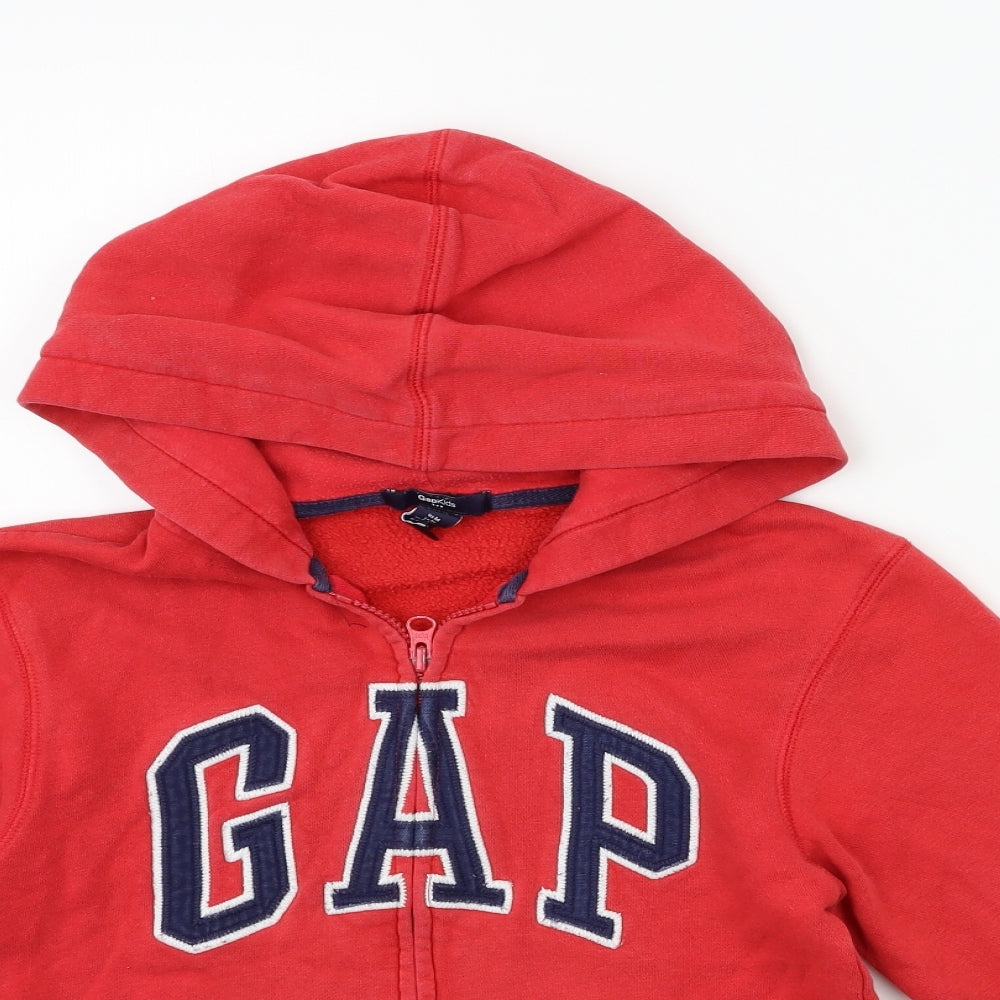 Gap Boys Red   Full Zip Hoodie Size 8-9 Years