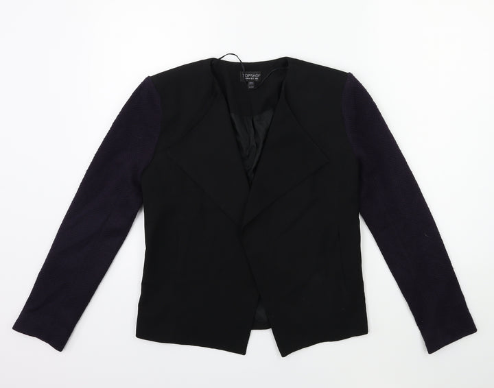 Topshop Womens Black   Jacket  Size 8