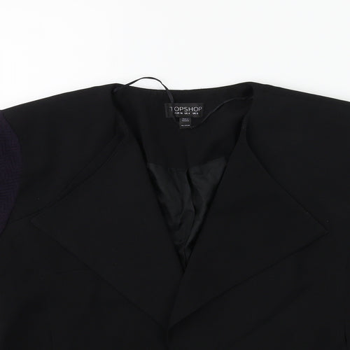 Topshop Womens Black   Jacket  Size 8