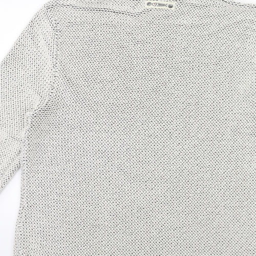 Weird Fish Mens White  Knit Jacket  Size M