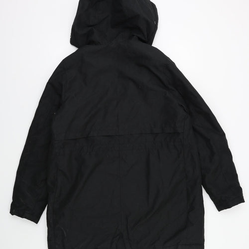 New Look Womens Black   Overcoat Coat Size 10