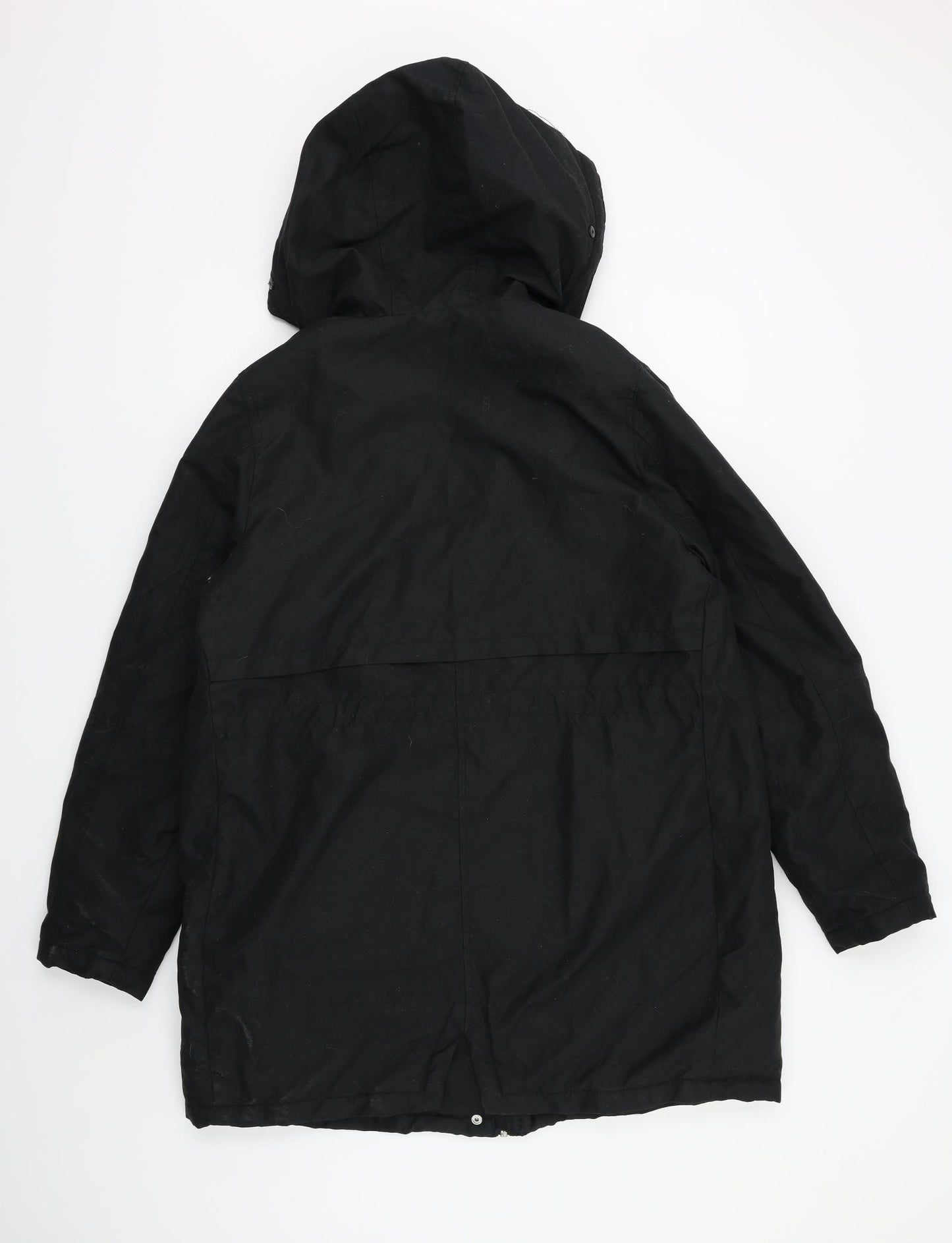 New Look Womens Black   Overcoat Coat Size 10