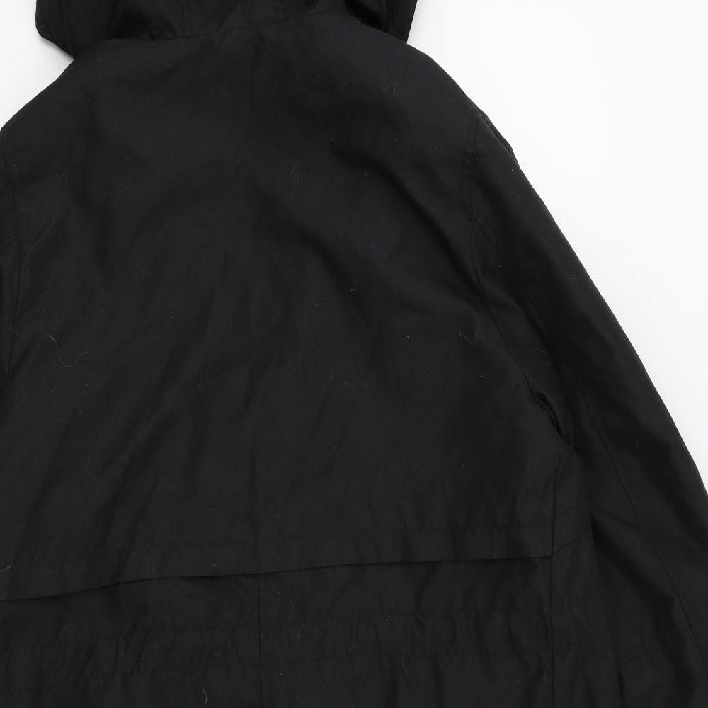 New Look Womens Black   Overcoat Coat Size 10