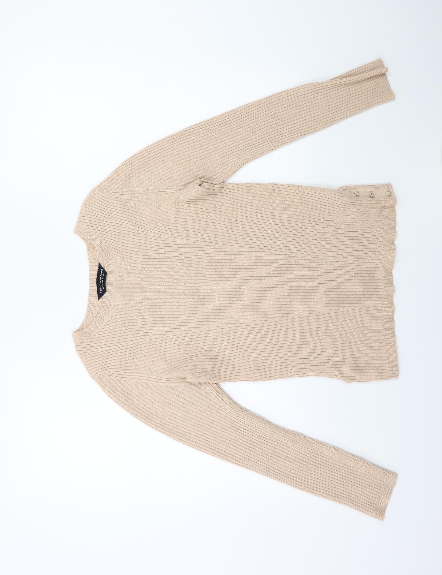 Dorothy Perkins Womens Pink  Knit Pullover Jumper Size 8