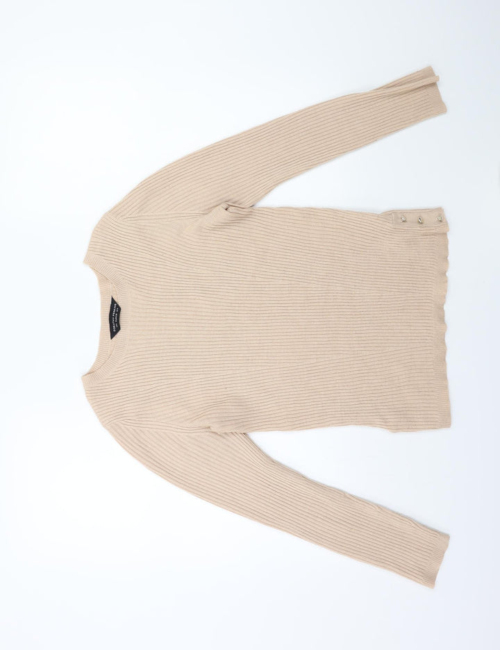 Dorothy Perkins Womens Pink  Knit Pullover Jumper Size 8