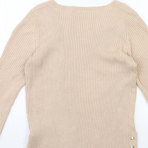 Dorothy Perkins Womens Pink  Knit Pullover Jumper Size 8