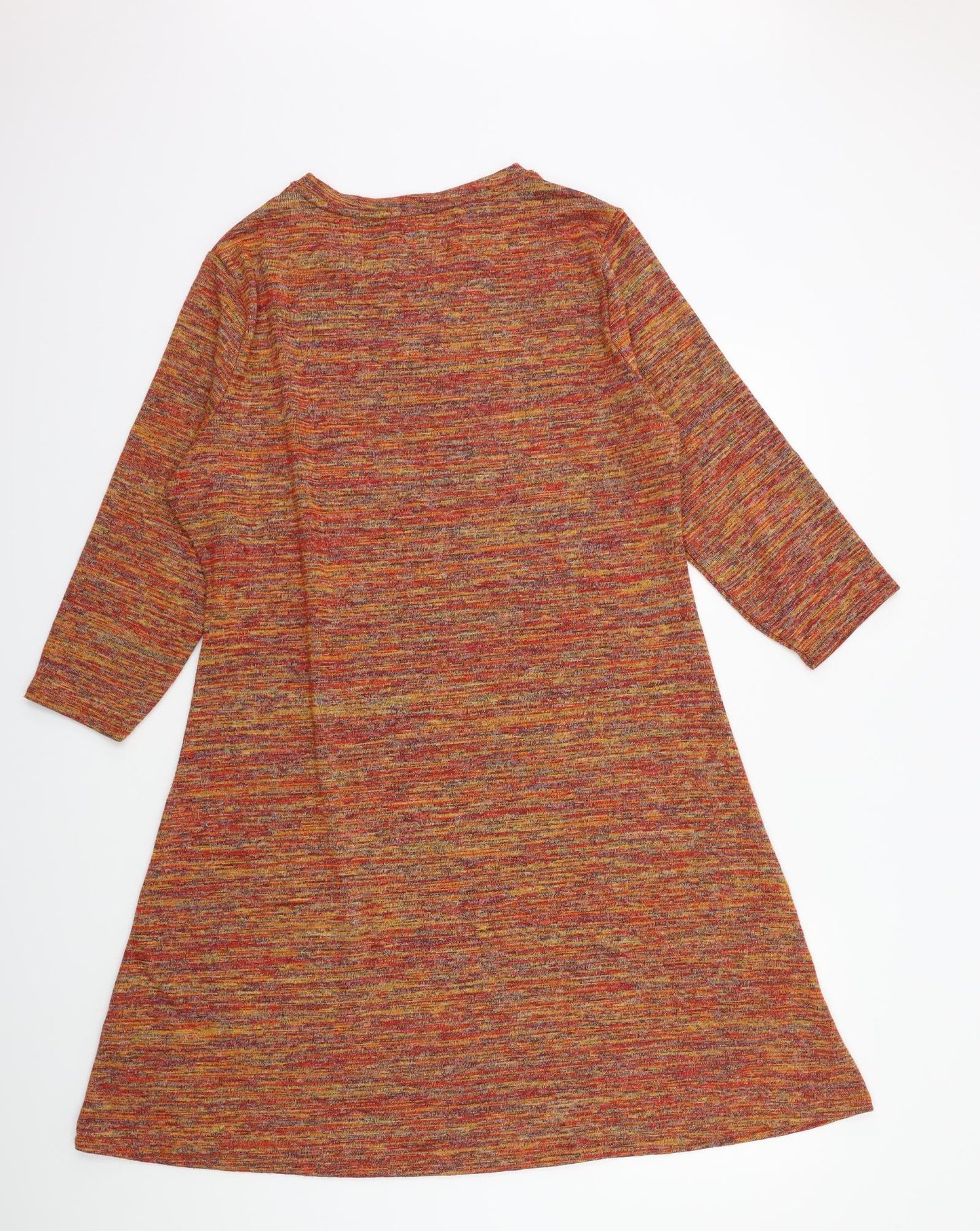 TU Womens Orange   Jumper Dress  Size 18