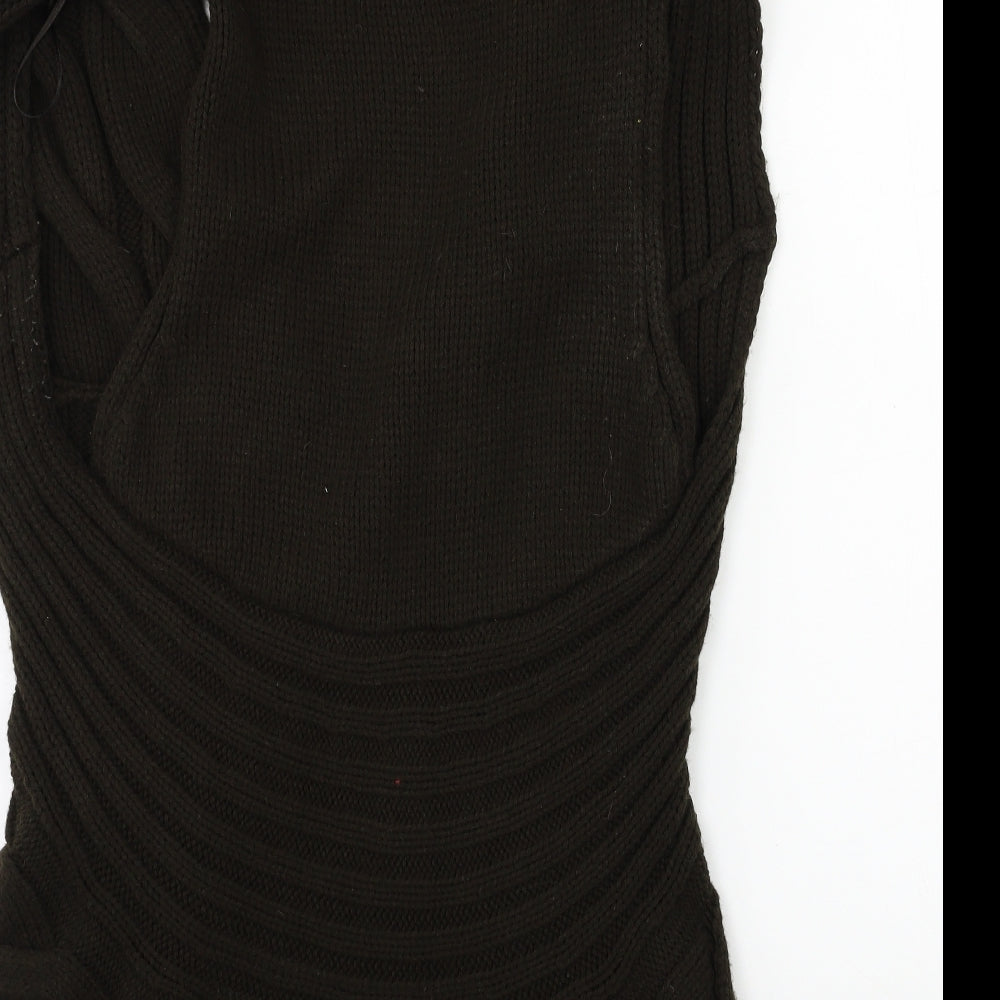 George Womens Brown  Knit Cardigan Jumper Size 16