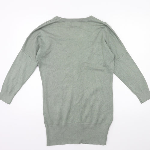shere female Womens Green  Knit Cardigan Jumper Size S