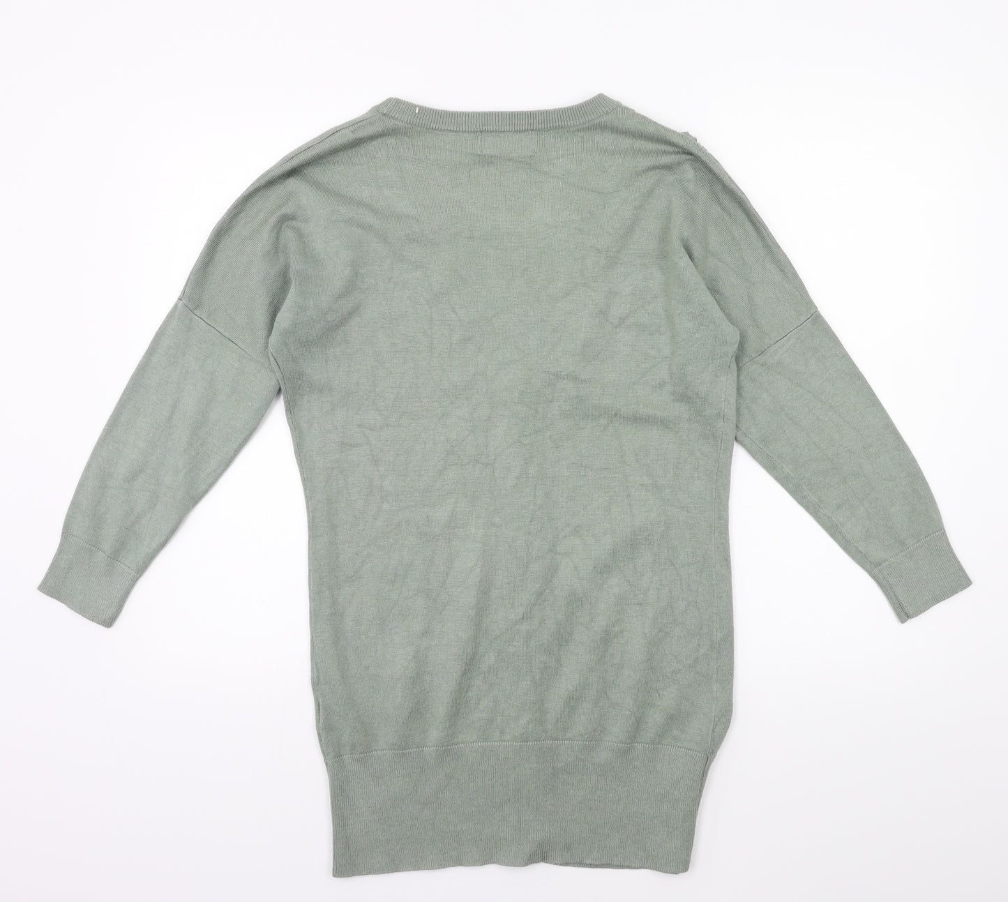 shere female Womens Green  Knit Cardigan Jumper Size S