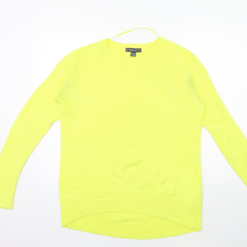 Primark Womens Yellow  Knit Pullover Jumper Size 10