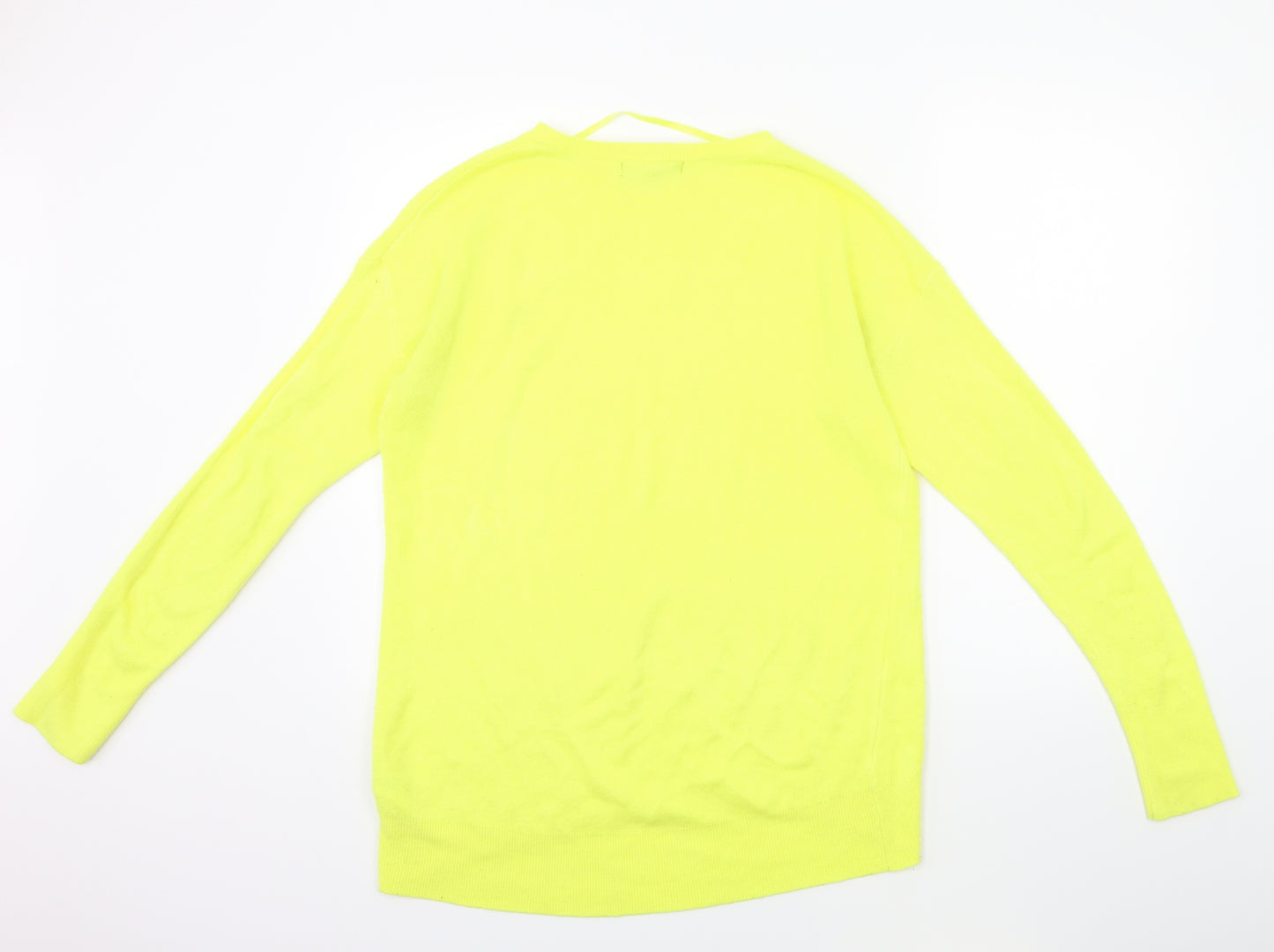 Primark Womens Yellow  Knit Pullover Jumper Size 10