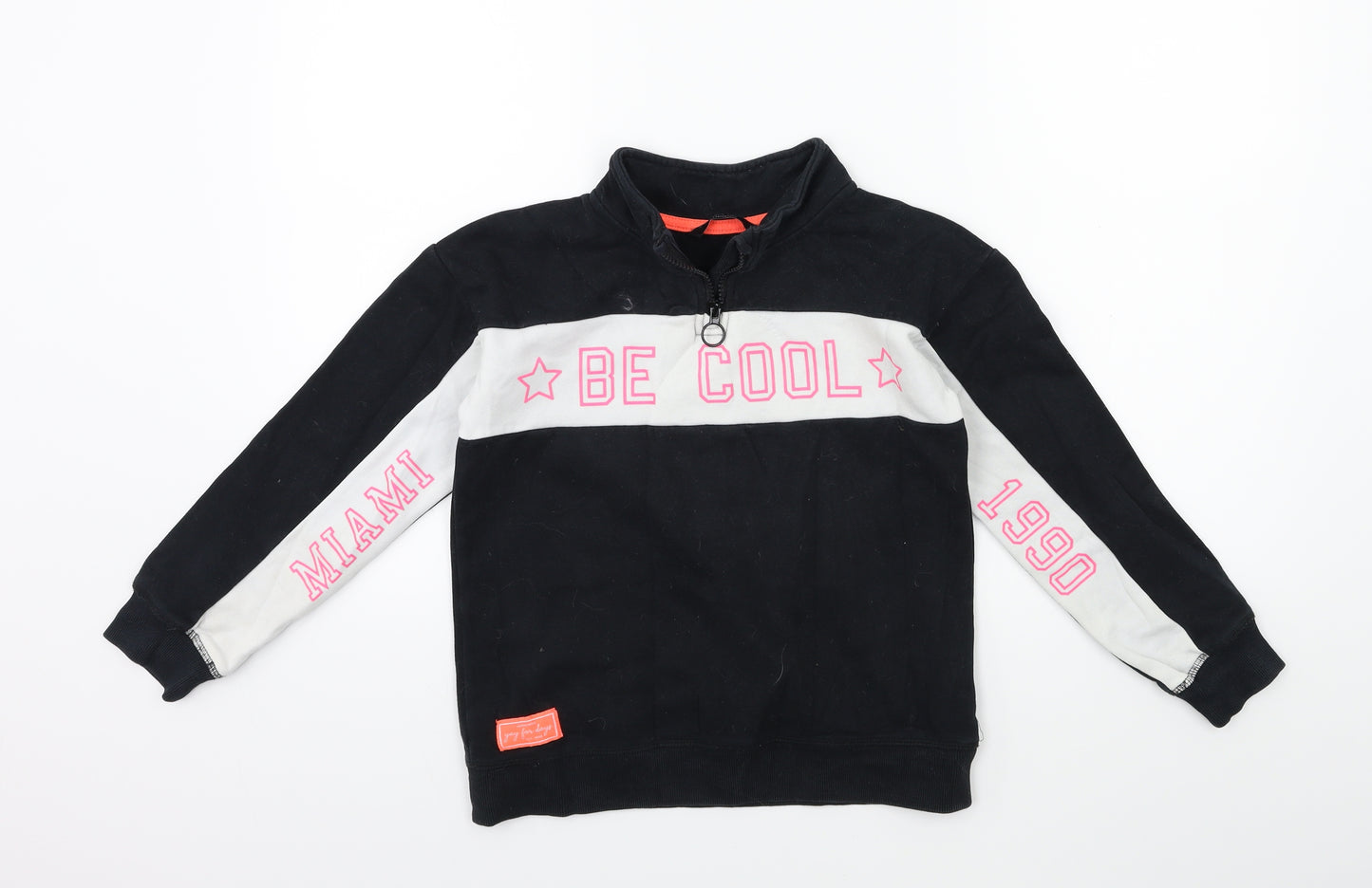 George Girls Black   Pullover Sweatshirt Size 9 Years