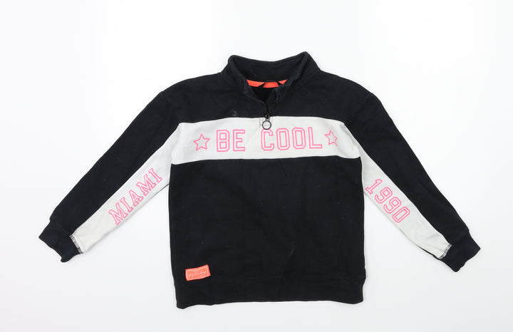 George Girls Black   Pullover Sweatshirt Size 9 Years