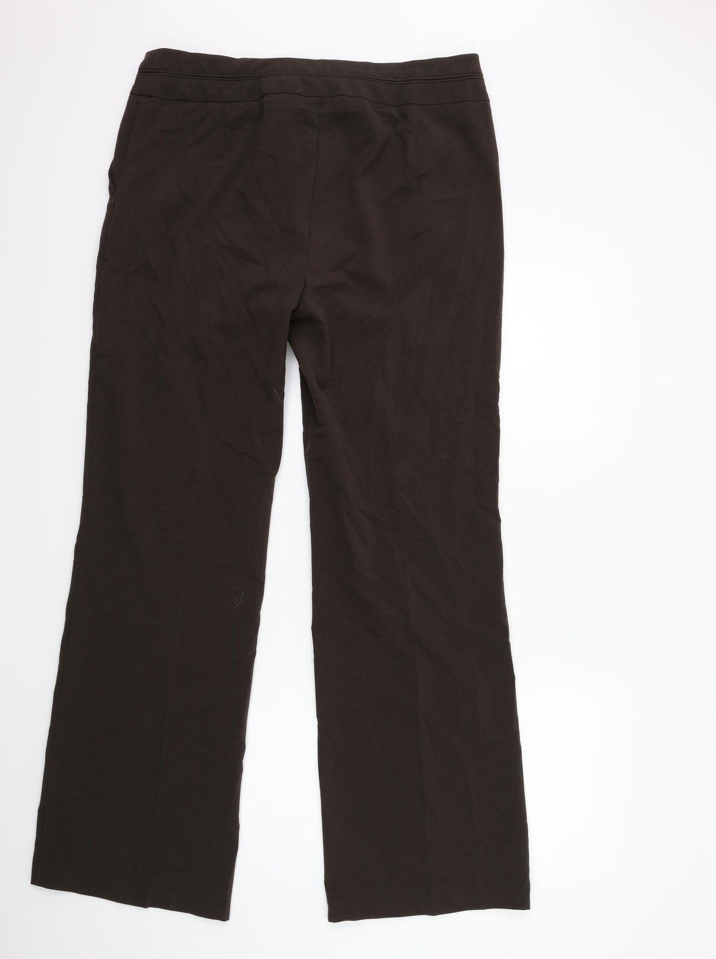 Marks and Spencer Womens Brown   Trousers  Size 16 L32 in