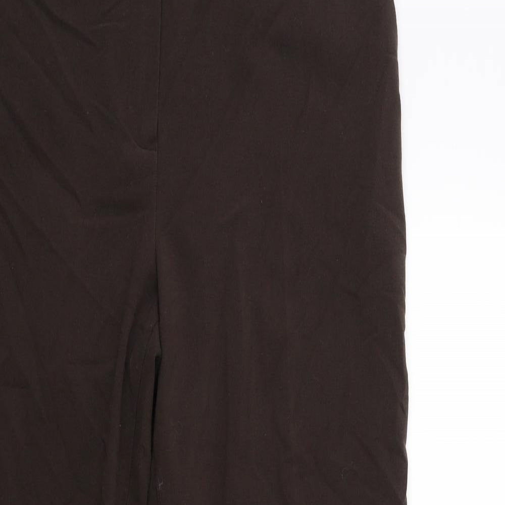Marks and Spencer Womens Brown   Trousers  Size 16 L32 in