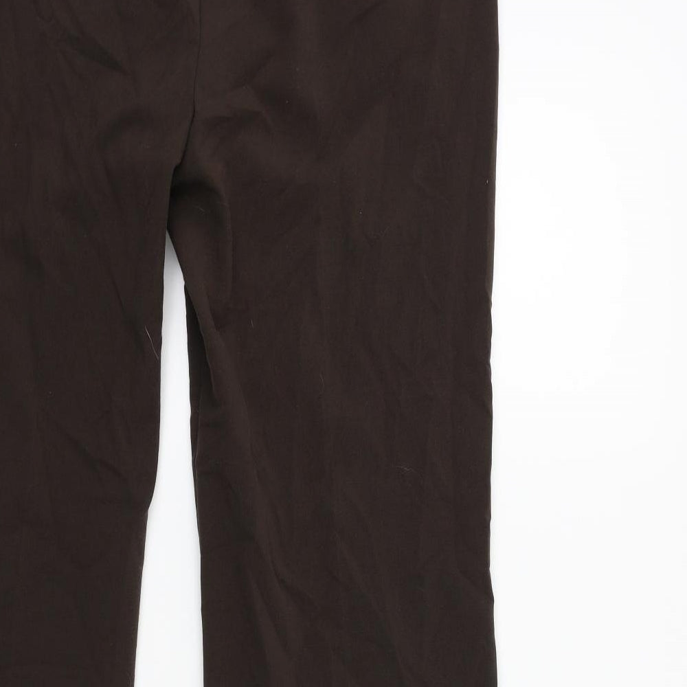 Marks and Spencer Womens Brown   Trousers  Size 16 L32 in