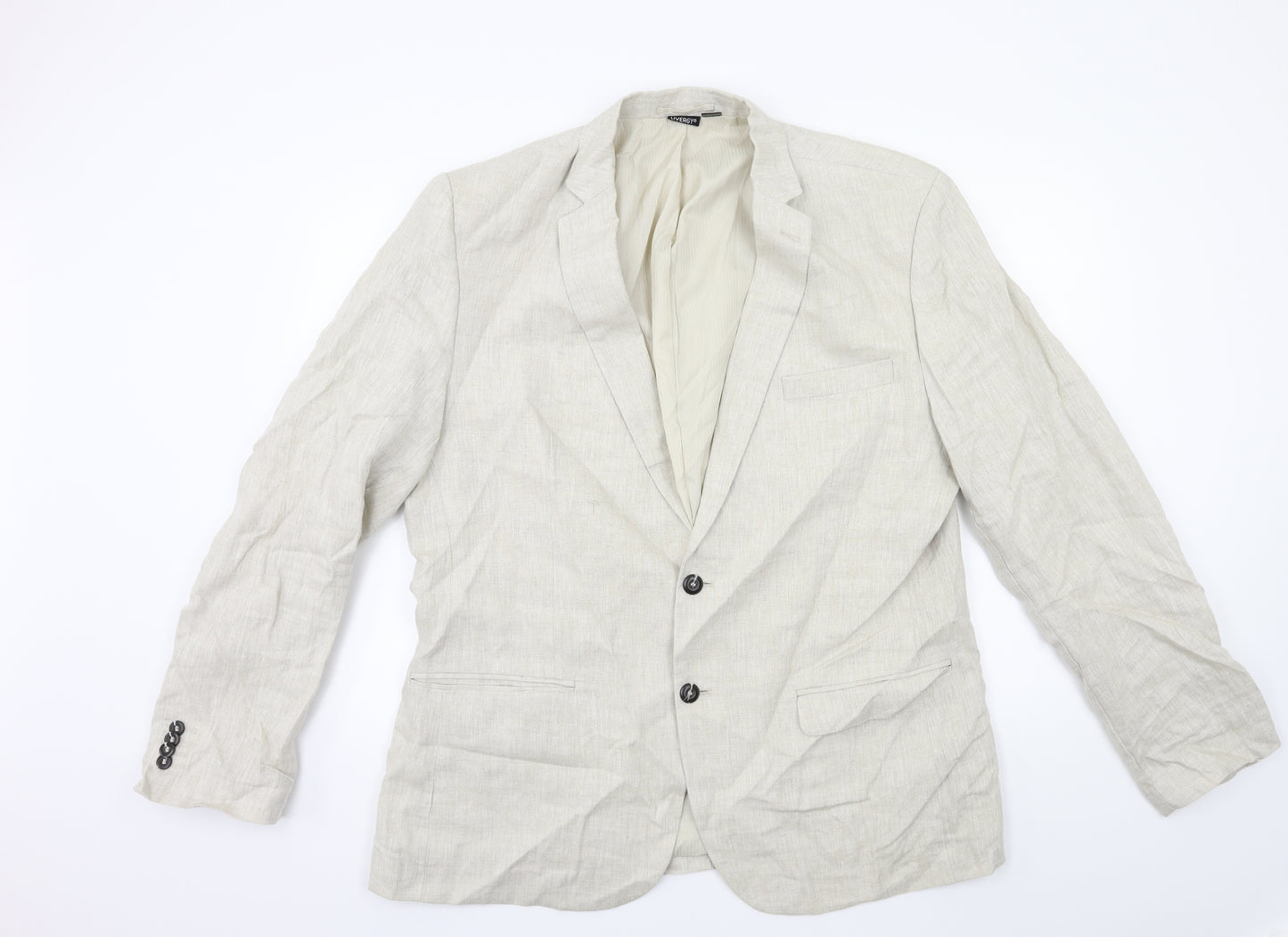 Livergy Mens Beige   Jacket Blazer Size XL