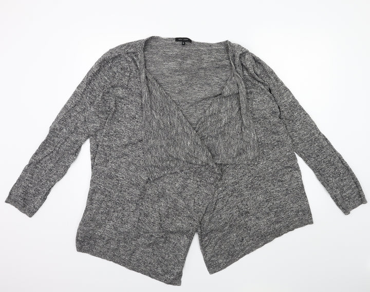 New Look Womens Grey Cardigan Jumper Size 16