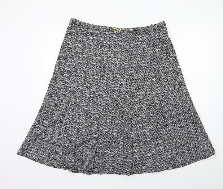 Autonomy Womens Grey A-Line Skirt Size 16