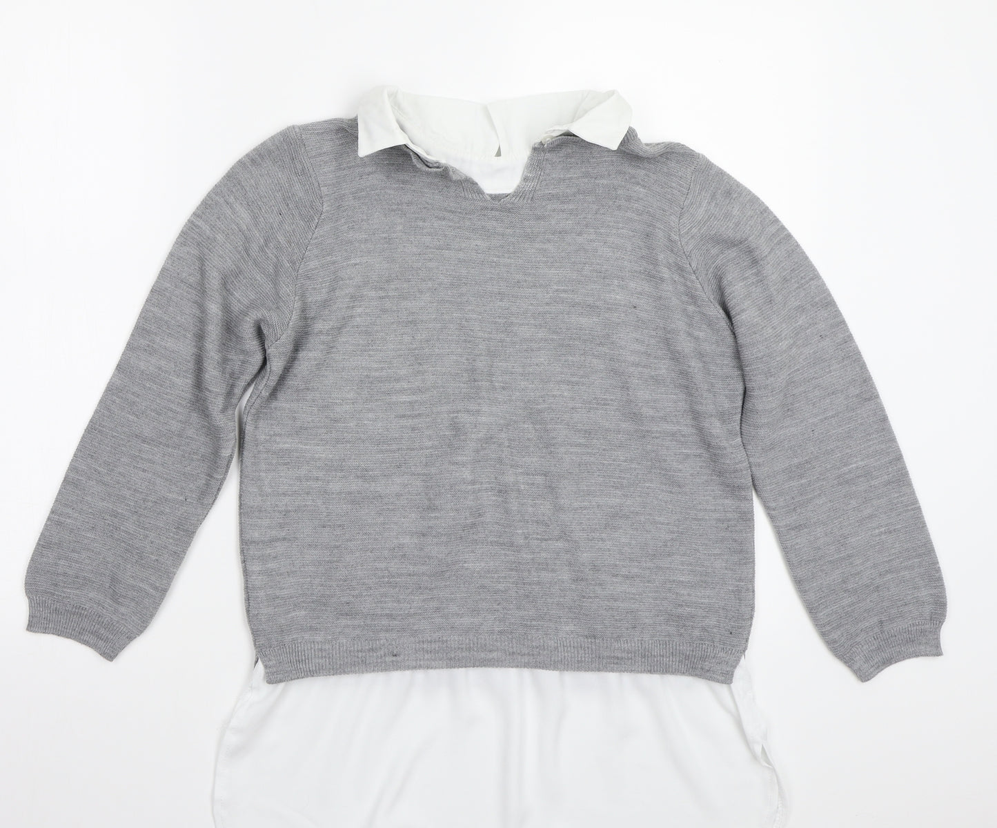 Select Womens Grey   Pullover Jumper Size 12