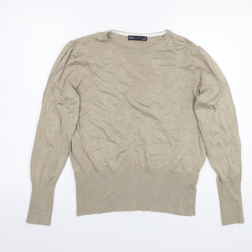 Marks and Spencer Womens Brown   Pullover Jumper Size 14
