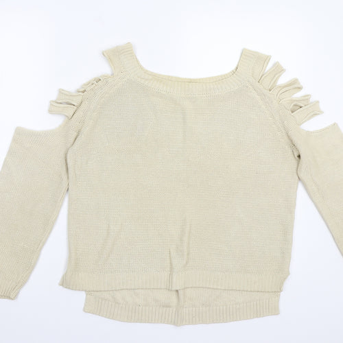 Love 21 Womens Beige   Pullover Jumper Size L