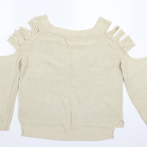 Love 21 Womens Beige   Pullover Jumper Size L