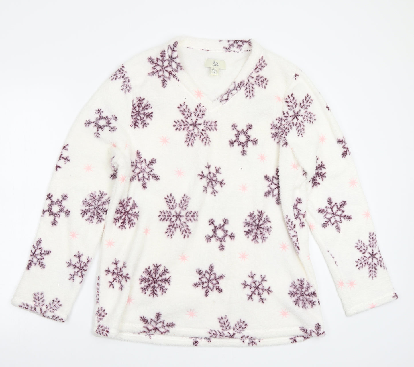 Love to lounge Womens White   Top Pyjama Top Size L