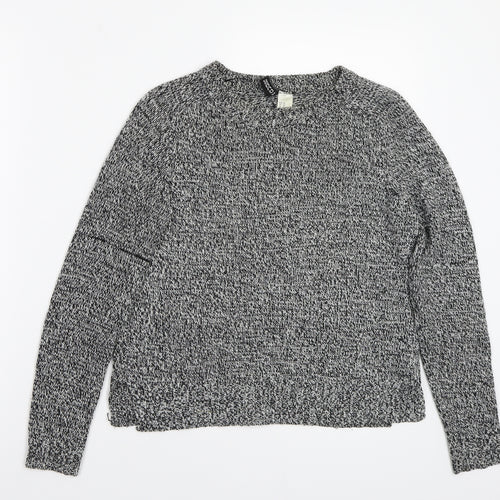 H&M Womens Grey   Pullover Jumper Size XS