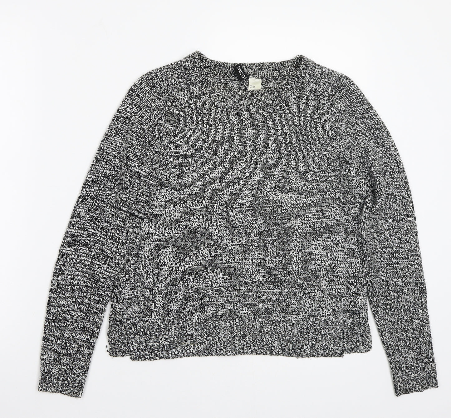 H&M Womens Grey   Pullover Jumper Size XS