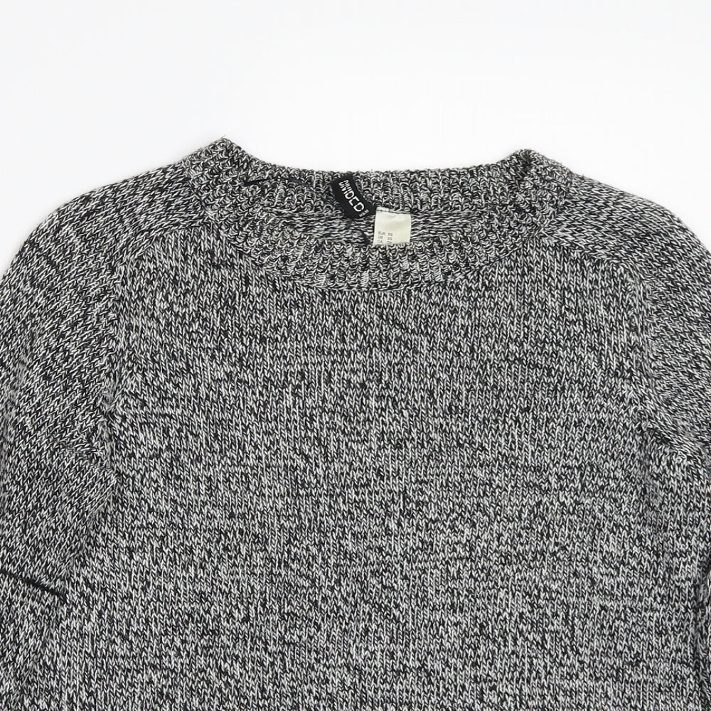 H&M Womens Grey   Pullover Jumper Size XS