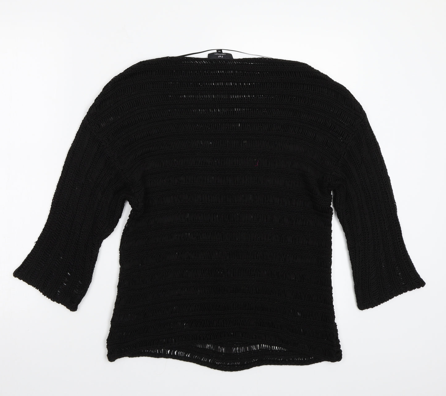 F&F Womens Black   Pullover Jumper Size 14