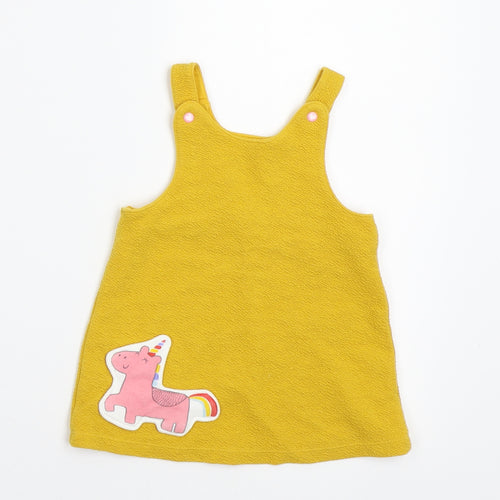 Nutmeg Girls Yellow   A-Line  Size 3-6 Months