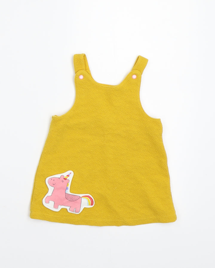 Nutmeg Girls Yellow   A-Line  Size 3-6 Months