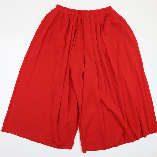 Preworn Womens Red   Trousers  Size 18 L23 in