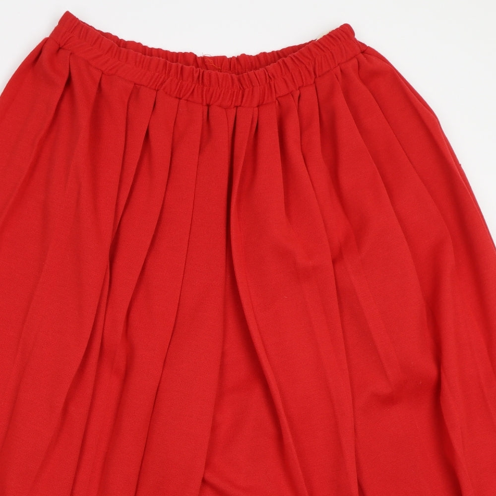 Preworn Womens Red   Trousers  Size 18 L23 in