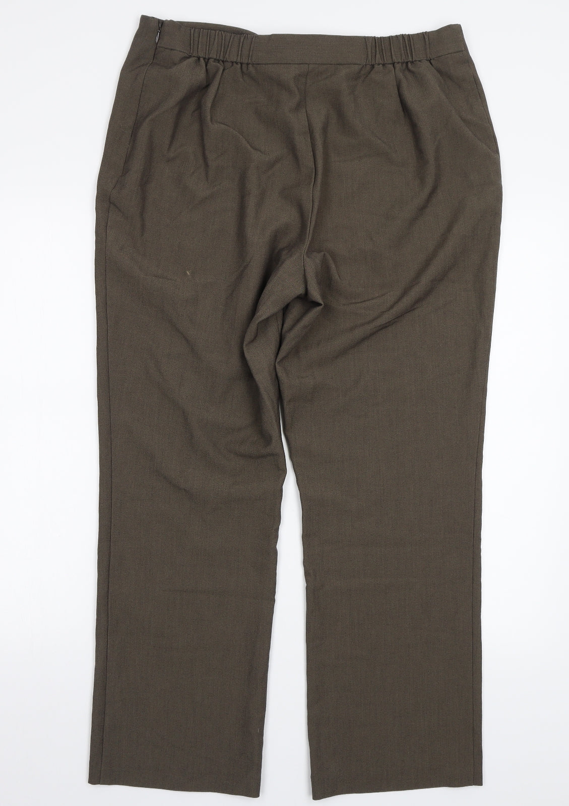 Marks and Spencer Womens Green   Trousers  Size 16 L28 in