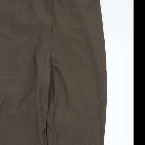 Marks and Spencer Womens Green   Trousers  Size 16 L28 in