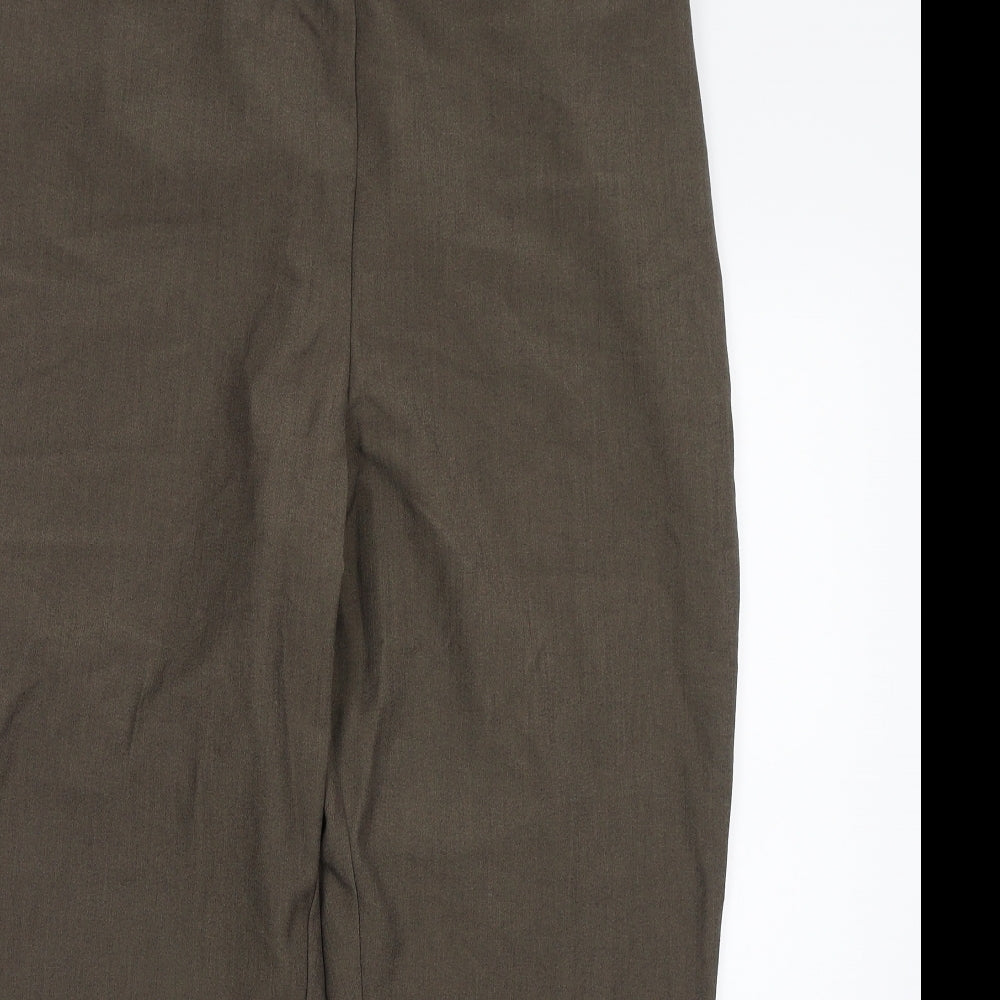 Marks and Spencer Womens Green   Trousers  Size 16 L28 in