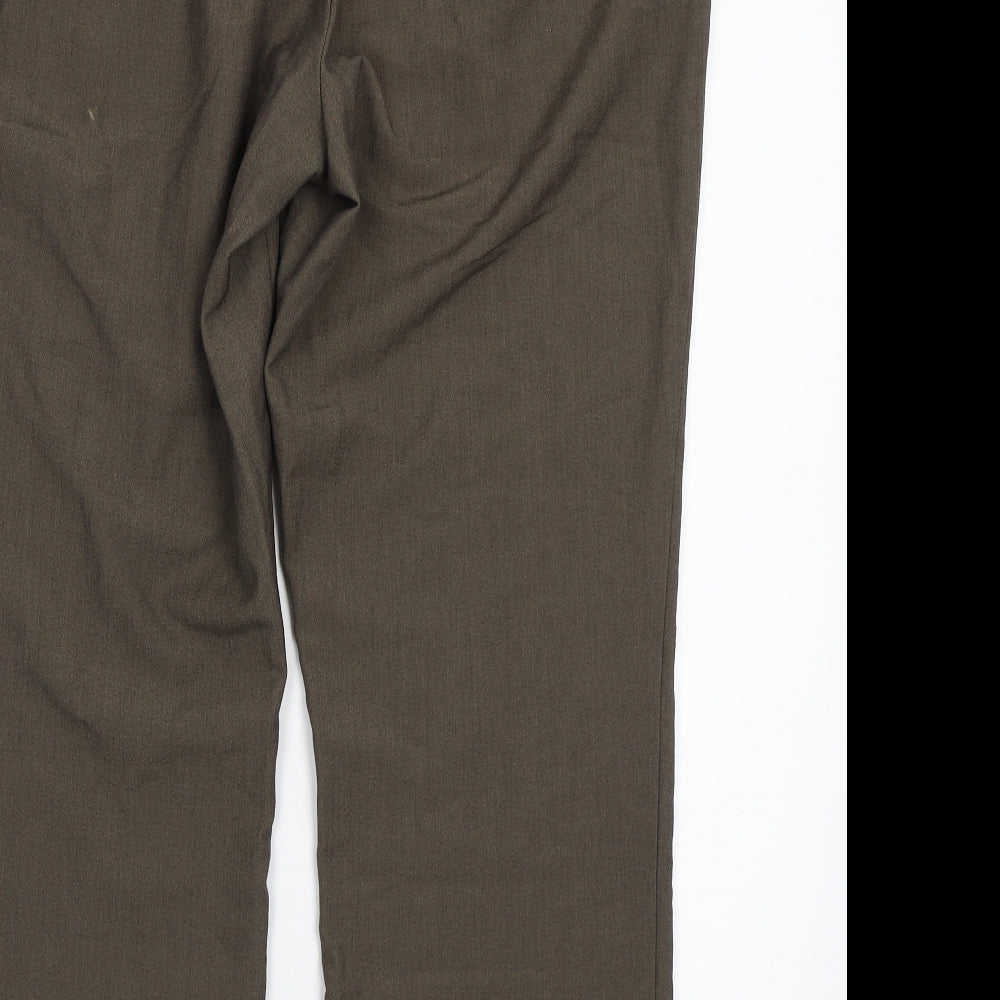 Marks and Spencer Womens Green   Trousers  Size 16 L28 in