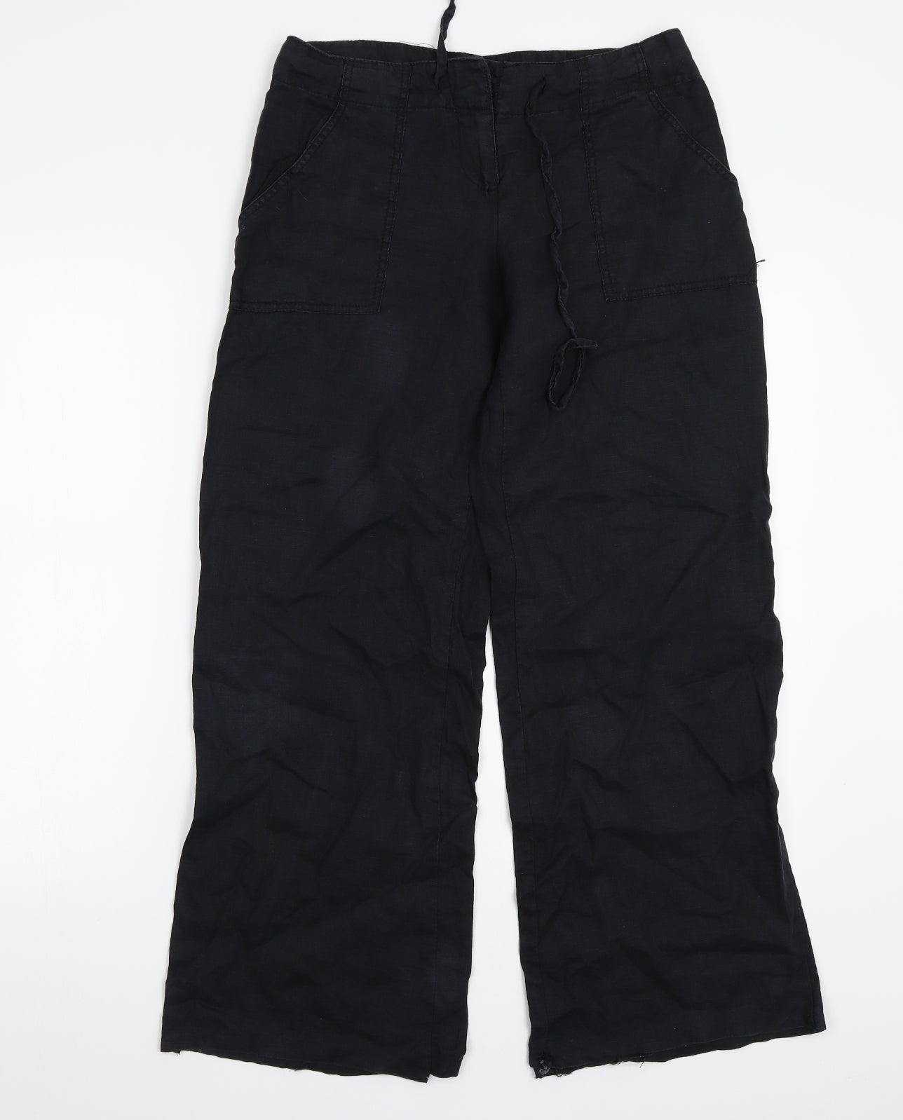 Primark Womens Black   Trousers  Size 8 L26 in