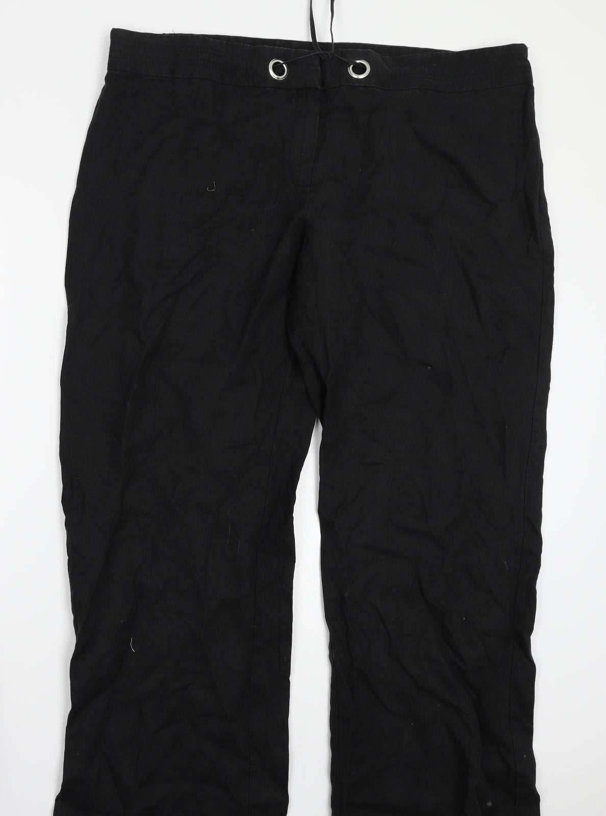 Marks and Spencer Womens Black   Trousers  Size 22 L31 in