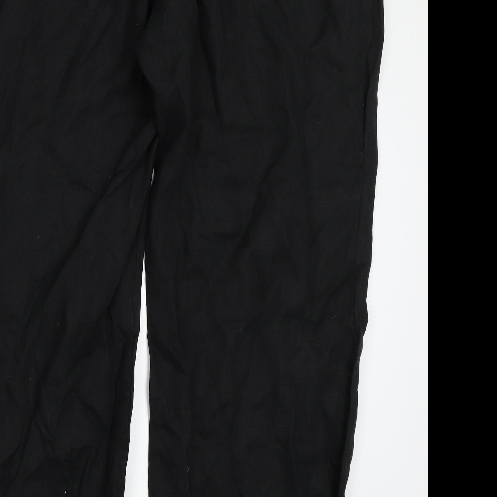 Marks and Spencer Womens Black   Trousers  Size 22 L31 in